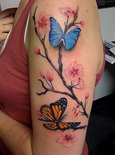 Butterfly Tattoo On The Arm