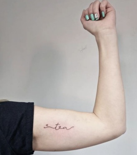 55 Best Arm Tattoo Ideas for Men  Phrase tattoos Arm tattoos for guys  Names tattoos for men