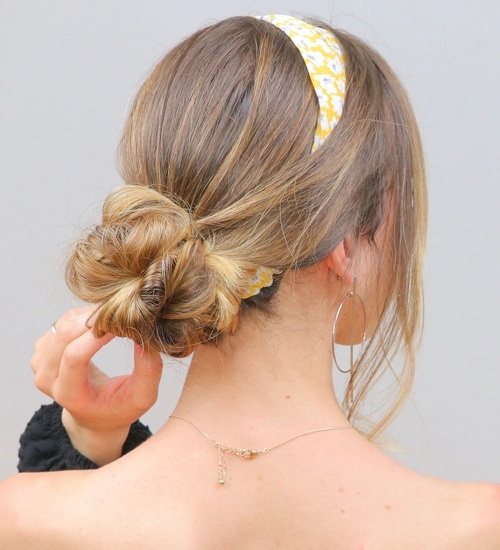 Rolled chignon hairstyle tutorial - Hair Romance