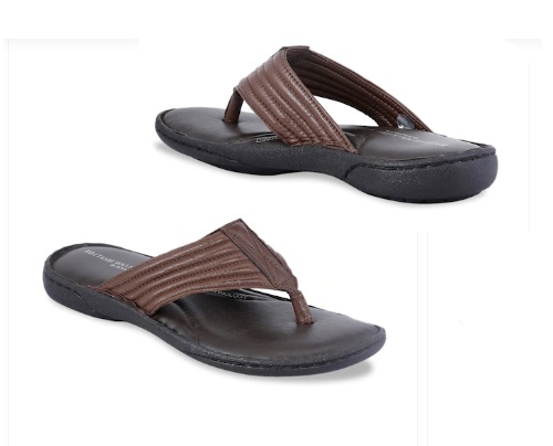 MILIUDE studio Sandals for Men Leather Elegant Slippers Premium Quality 9 