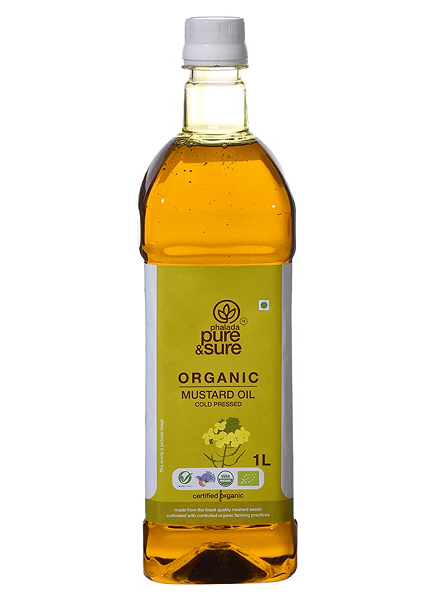 Pure And Sure Mustard Oil Brand