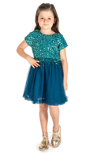 Sequin Dress For Kids Night Parties