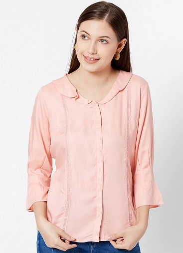 Fashion Blouses Blouse Collars Best Connections Blouse Collar pink casual look 