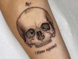 15 Awesome Skull Tattoo Designs with Best Pictures!