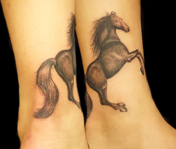 Watercolor Horse Spirit Temporary Tattoo  MyBodiArt