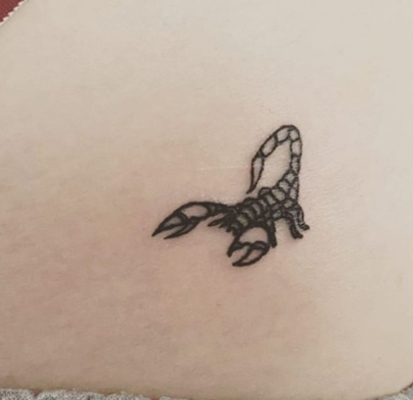 Awesome Scorpio Back Tattoo