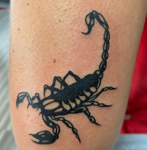 Bold Scorpio Tribal Tattoos