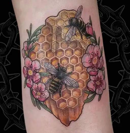 Bee Tattoo Meanings Designs and Ideas  TatRing