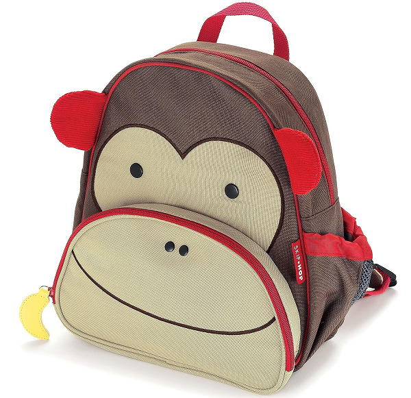 Cute Monkey Style School Bag For Toddler