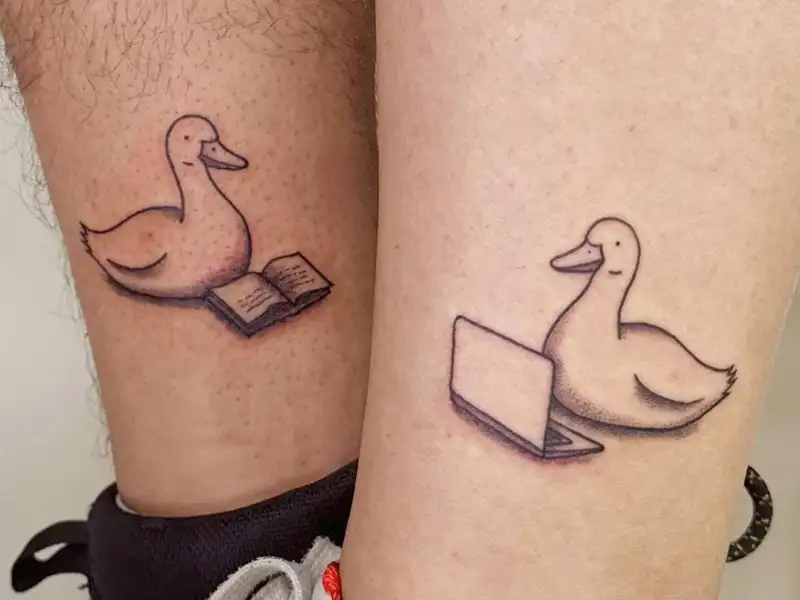 53 Duck Tattoo Cute Designs  Tattoo Glee