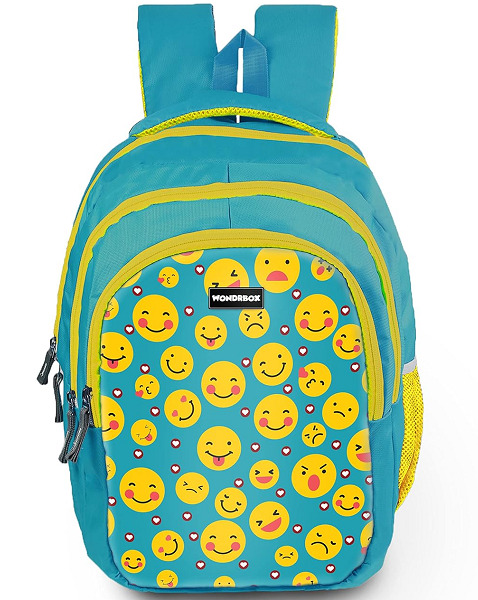 Emoji Embossed School Bag