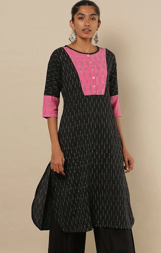 Many Colours Available Pure Cotton Long Kurti at Best Price in Jaipur | K  Mart Enterprises