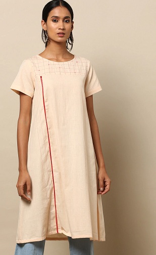 Diya Trends Gulabi Girl Vol 1 Cotton Designer Nyra Cut Kurti On Wholesale