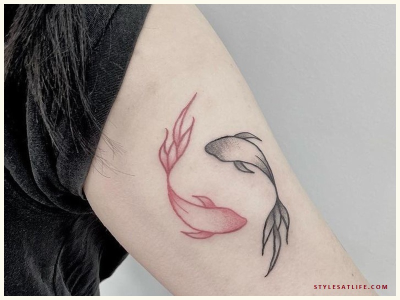Koi Fish Tattoo Small | Small tattoos, Petite tattoos, Matching tattoos