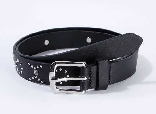 Metallic Studded Belt For Ladies
