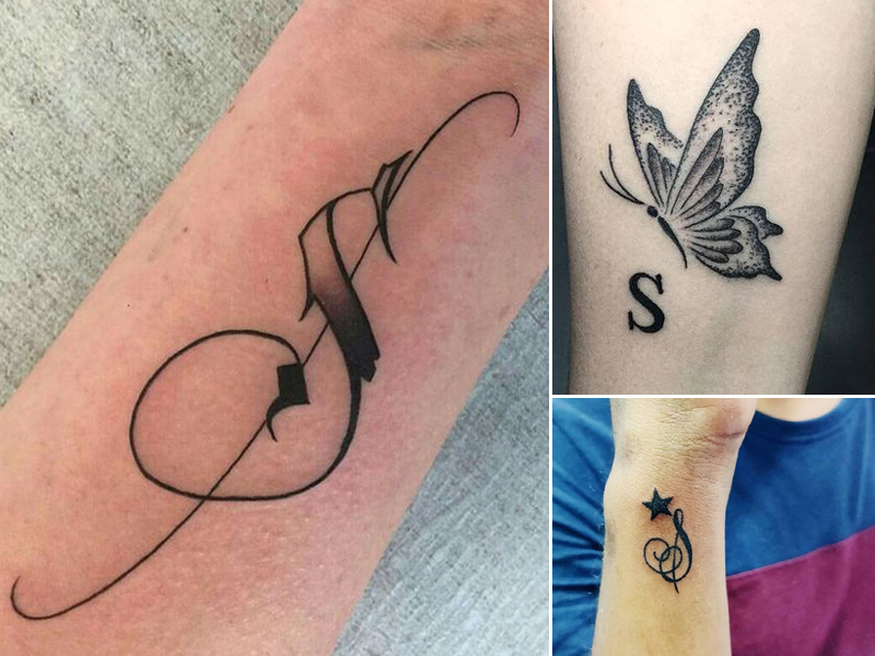 Amazing S Name Tattoo