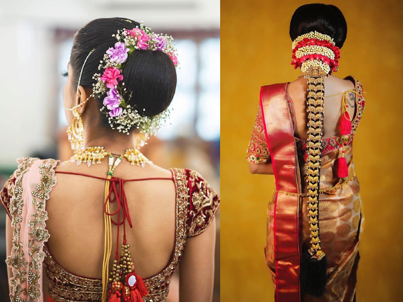 Here are options for South Indian front bridal hairstyle - Styl Inc-thephaco.com.vn