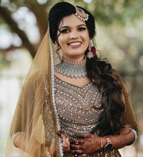 bridal hairstyle front - नई भारत-chantamquoc.vn
