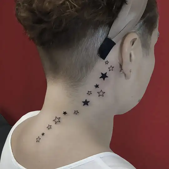 Rihannas Star Tattoo Inside Her Ear PopStarTats