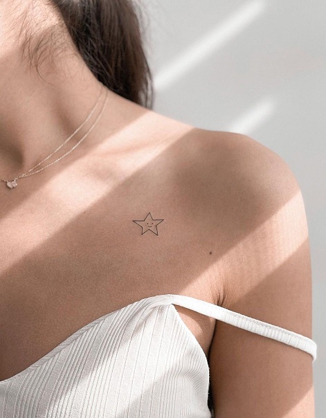 Tattoos 1960 - Three stars | ✨ Get inked today !! Visit us at : Magarpatta  | Koregaon Park | Baner #star #simple #classic #cute #small #tattoos #stars  #threestars #small #abstract #designs #
