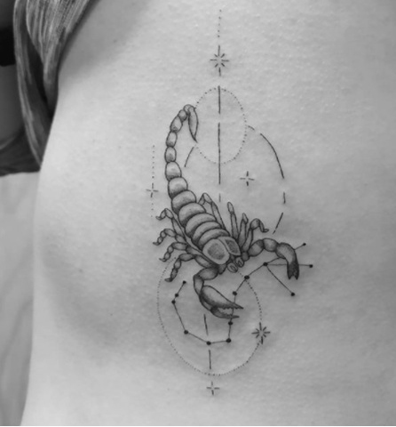 Unique Scorpio Tattoo