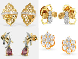 15 Latest Gold Earrings Designs in 2 Grams in 2023 India