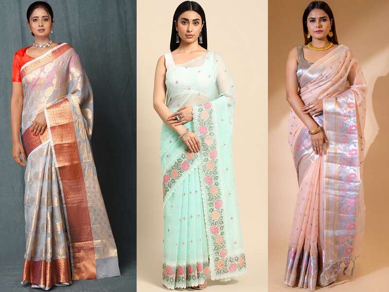 15 Modern Styles Of Kota Doria Sarees For Traditional Look
