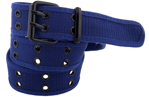 Blue Belt With Dot Pattern