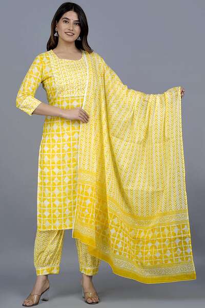 Ethnic Cotton Salwar Suit