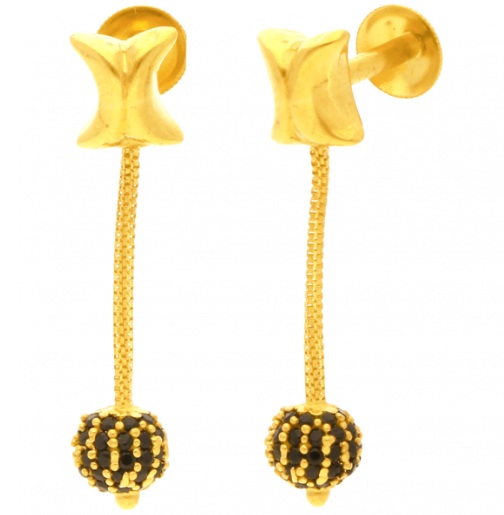 Gold Long Hanging Earrings