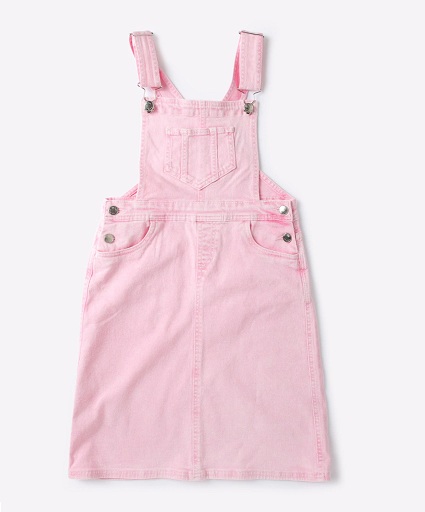 Kids Dungaree Dress with Straps