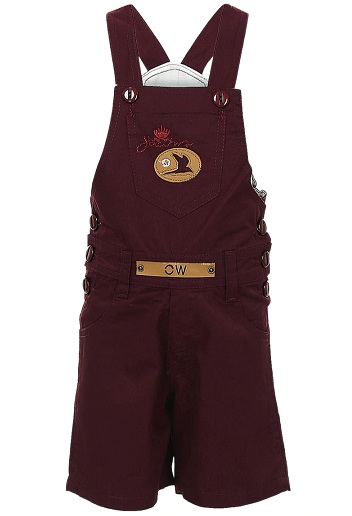 Maroon Dungarees for Girls