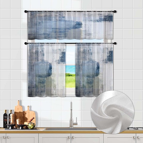 Modern Abstract Curtain Design