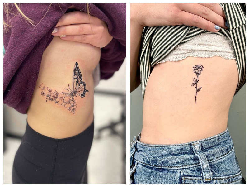 15 Creative Rib Tattoo Designs for Men and Women