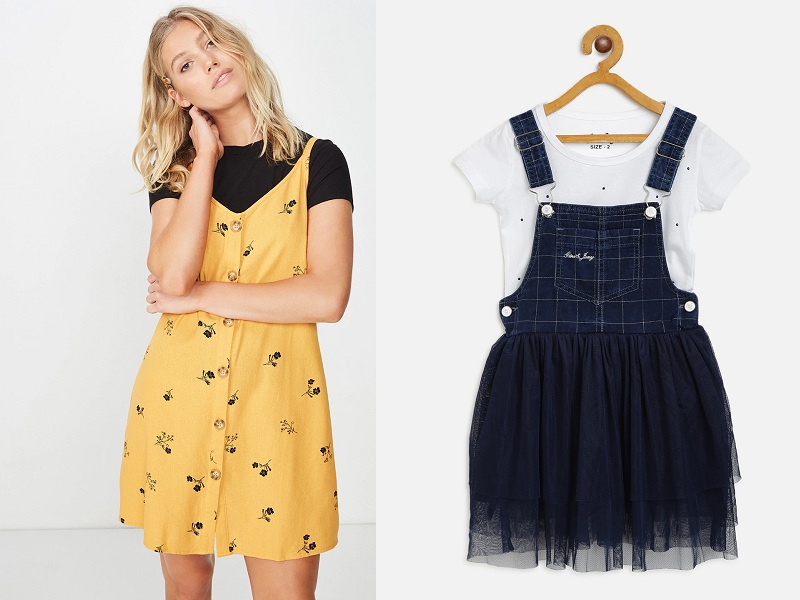 15 Latest Designs Of Pinafore Dresses For Women And Girls In Trend 2021
