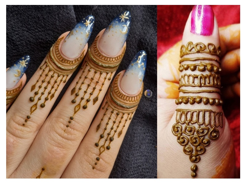 20 Best Finger Henna Mehndi Designs Ideas 2023