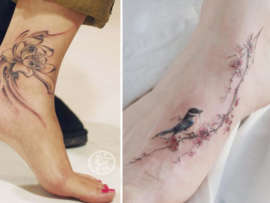 15+ Amazing Ankle Tattoo Designs With Pictures!
