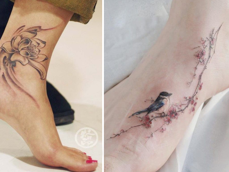 35 Amazing Ankle Tattoo Designs For Women To Try In 2023
