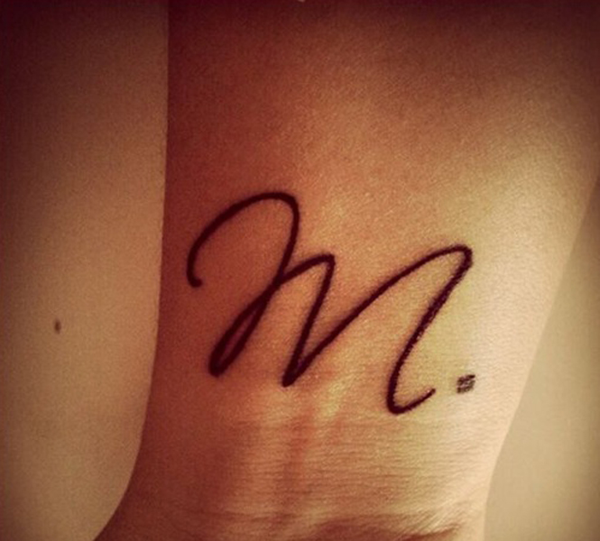 Curvy Letter M For A Tattoo