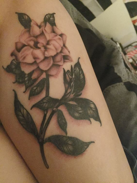Eccentric Gardenias Tattoo