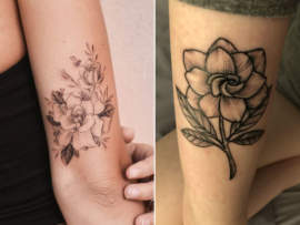 10 Eye-Catching Gardenia Flower Tattoo Designs And Ideas!