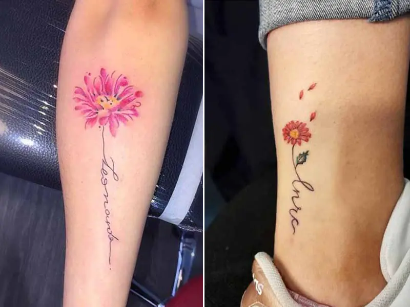 15 Trending Gerbera Flower Tattoo Designs With Meanings