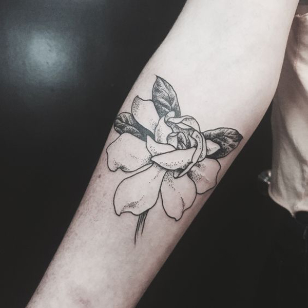 Graceful Gardenia Tattoos Design