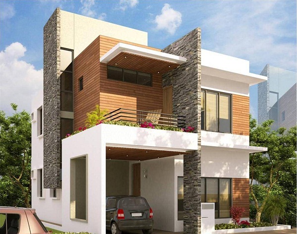 House Front Elevation Designs For A Double Floor