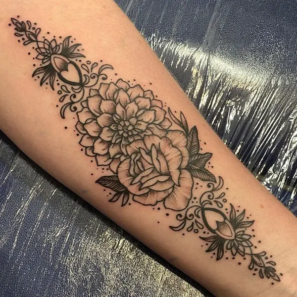 57 Dahlia Tattoo Flower Ideas  Tattoo Glee