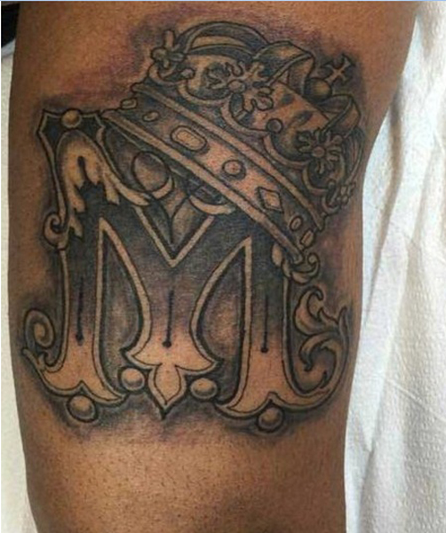 Massive Tattoo Designs For Letter M