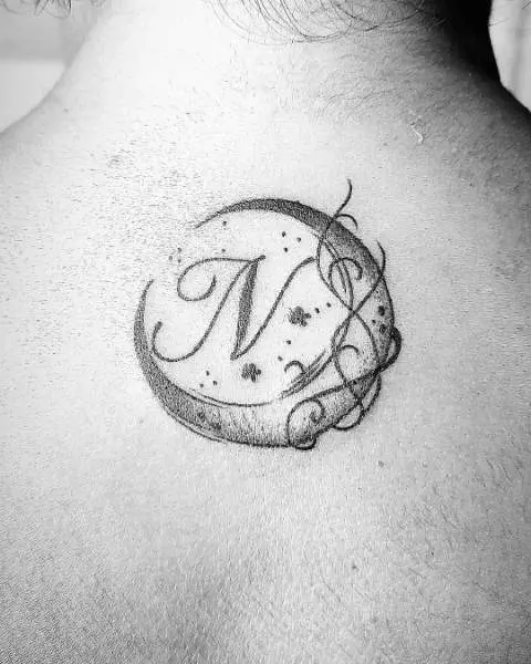 R N Infinity Heart Tattoo R N Initial Infinity Tattoos  Letter r tattoo  Tattoo lettering R tattoo