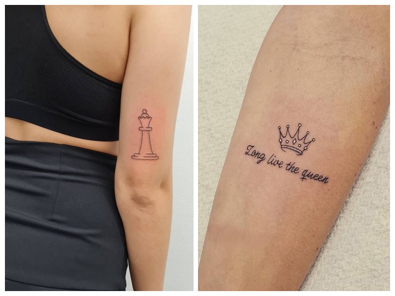 Queen Tattoo Designs