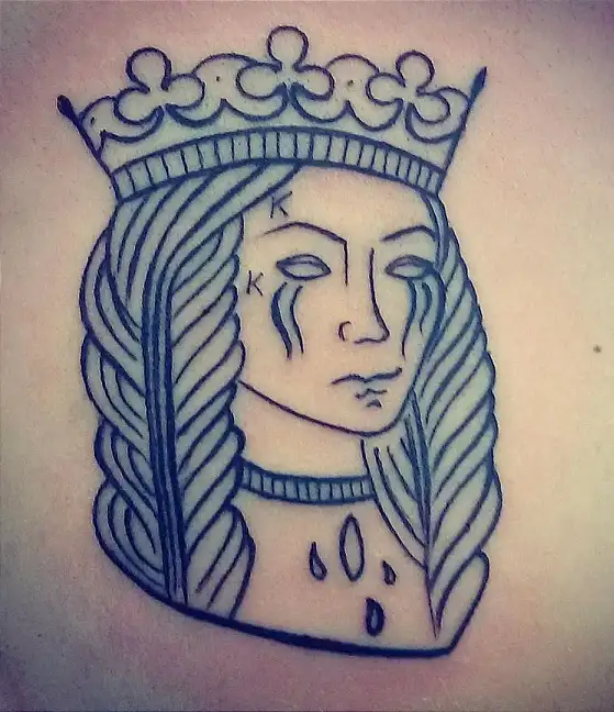 SugarSkullQueen by jsgraphix on deviantART  Crown tattoo Queen tattoo  Queen crown tattoo