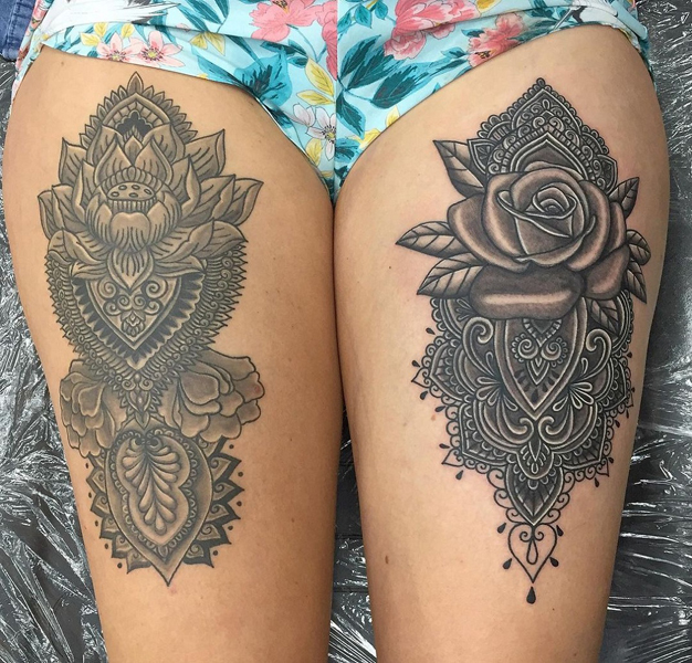 Thigh tattoos for every girl   Gallery posted by Laelaswrld  Lemon8